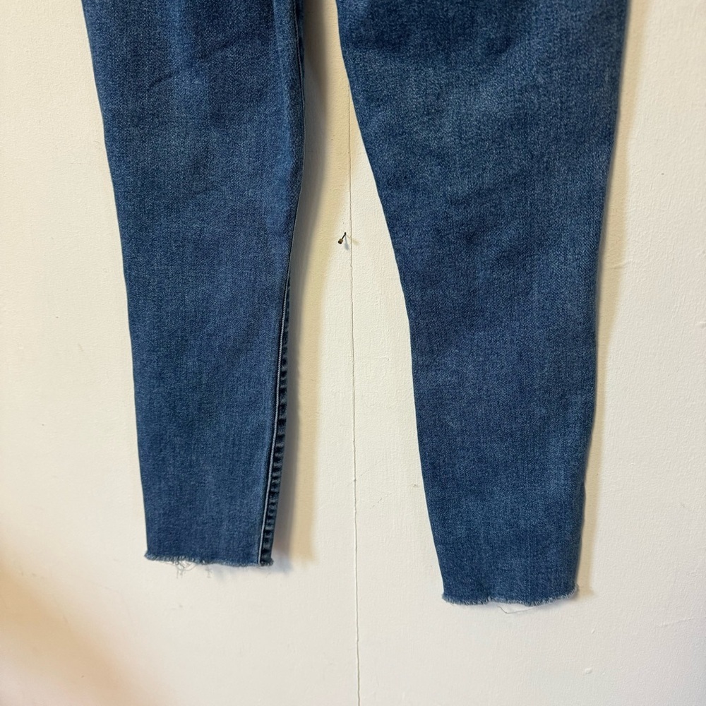 Mother Jeans The Looker Ankle Fray Womens 24 Designer Denim Mid Rise - Picture 9 of 12